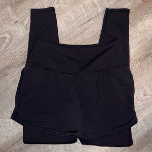 ATHLETA Skirt leggings Size small black